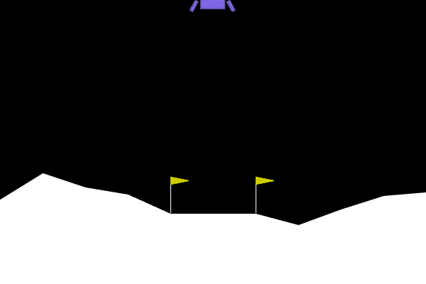 LunarLander agent execution